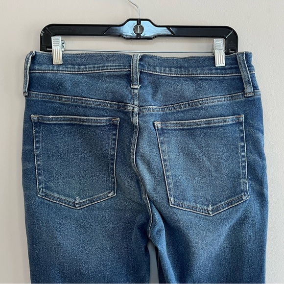 J. Crew NWT Denim Billie 9" Demi-Boot Crop Jean in Hudson Med Blue Wash, 30 - Picture 5 of 11
